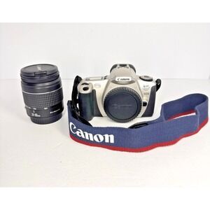 Canon EOS Rebel G 35mm Film Camera w Lens Strap Tested Working Clean